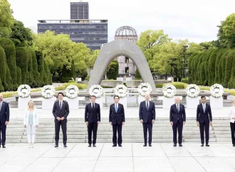 Líderes del G7 y su visita al museo de la paz en  Hiroshima, Japón